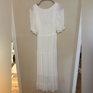 Magnolia White Long Sleeve Dress